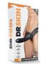Dr. Skin Silver Collection Hollow Strap-on With Dildo 6in - Black