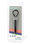 Lux Active Tether Adjustable Silicone Cock Tie - Black/silver